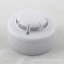 Four-wire networked smoke detector